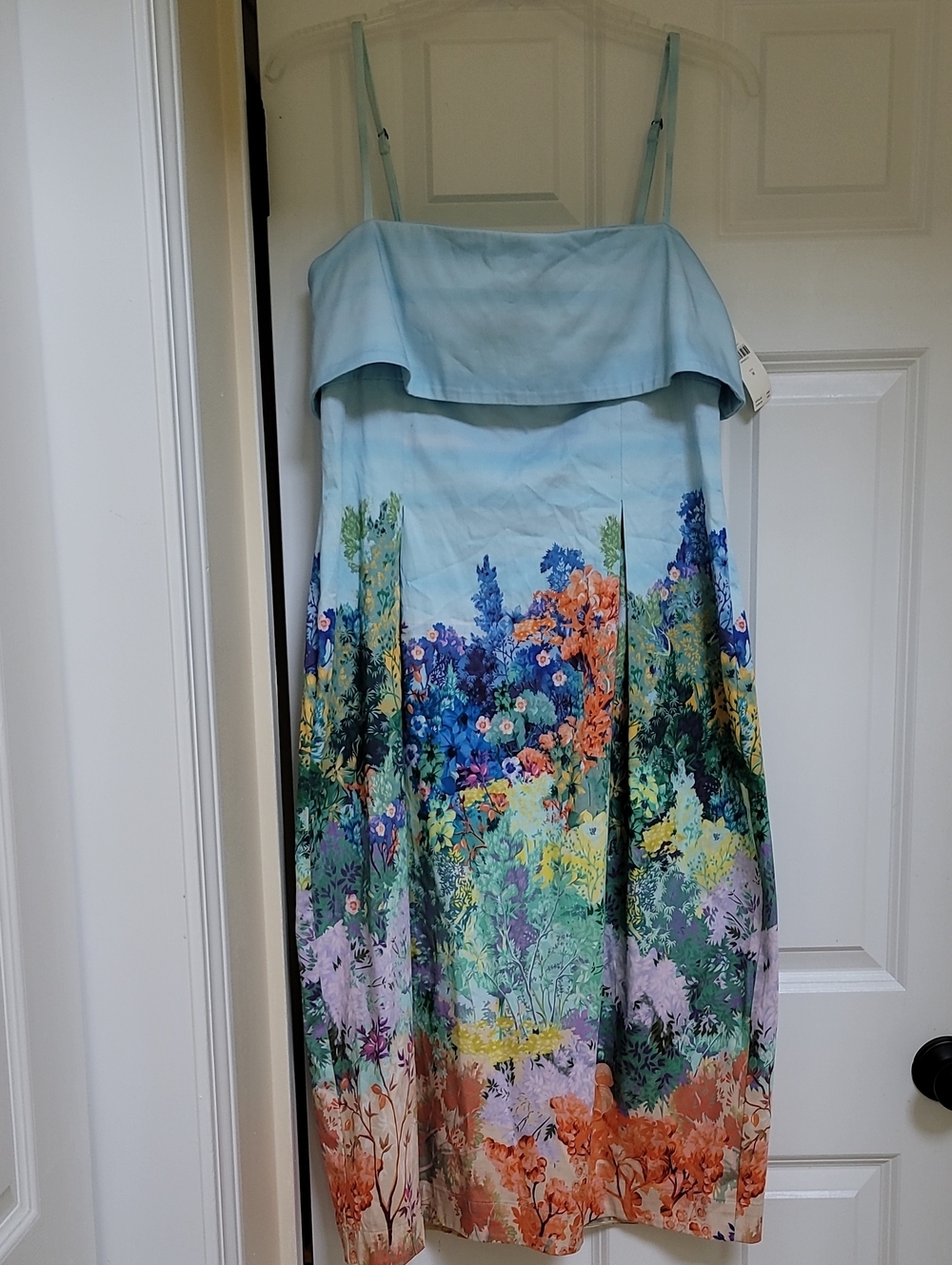 Anthropologie Sleeveless Foldover Knee-Length Dress - Picture 5 of 16